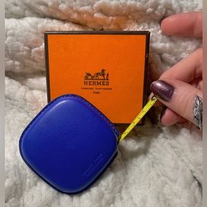 HERMÈS Authentic Leather Pocket Measuring Tape